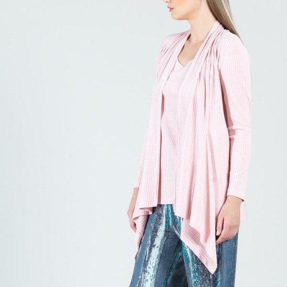 NWT Blush Pink Cardigan/tank twin set by Clara Sunwoo - Picture 3 of 4